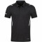 JAKO Challenge Poloshirt schwarz meliert/weiß M