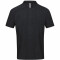 JAKO Challenge Poloshirt schwarz meliert/weiß M