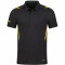 JAKO Challenge Poloshirt schwarz meliert/citro M