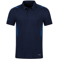 JAKO Challenge Poloshirt marine meliert/royal L