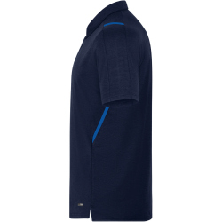 JAKO Challenge Poloshirt marine meliert/royal L