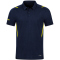 JAKO Challenge Poloshirt marine meliert/neongelb 3XL