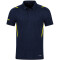 JAKO Challenge Poloshirt marine meliert/neongelb 4XL