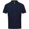 JAKO Challenge Poloshirt marine meliert/neongelb 4XL