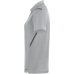 JAKO Challenge Poloshirt Damen hellgrau meliert/anthra light 34