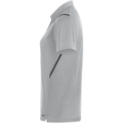 JAKO Challenge Poloshirt Damen hellgrau meliert/anthra light 44