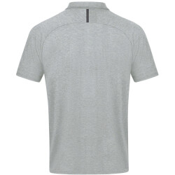 JAKO Challenge Poloshirt hellgrau meliert/anthra light XXL