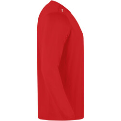 JAKO Run 2.0 langarm Laufshirt Kinder sportrot 128