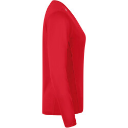 JAKO Run 2.0 langarm Laufshirt Damen sportrot 42