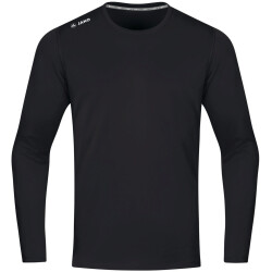 JAKO Run 2.0 langarm Laufshirt Kinder schwarz 128