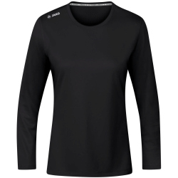 JAKO Run 2.0 langarm Laufshirt Damen schwarz 34