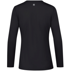 JAKO Run 2.0 langarm Laufshirt Damen schwarz 34