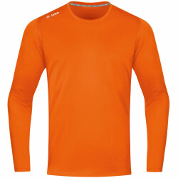 JAKO Run 2.0 langarm Laufshirt Kinder neonorange 128