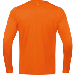 JAKO Run 2.0 langarm Laufshirt Kinder neonorange 128