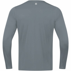 JAKO Run 2.0 langarm Laufshirt Kinder steingrau 128