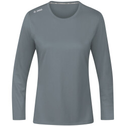 JAKO Run 2.0 langarm Laufshirt Damen steingrau 40