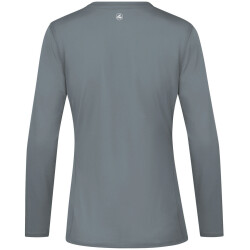 JAKO Run 2.0 langarm Laufshirt Damen steingrau 40