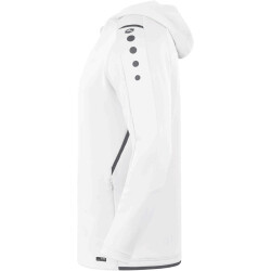 JAKO Challenge Trainingsjacke mit Kapuze weiß/anthra light L