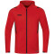 JAKO Challenge Trainingsjacke mit Kapuze Kinder rot/schwarz 128