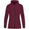 JAKO Challenge Trainingsjacke mit Kapuze Damen maroon/marine 34