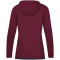 JAKO Challenge Trainingsjacke mit Kapuze Damen maroon/marine 34