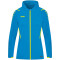 JAKO Challenge Trainingsjacke mit Kapuze Damen JAKO blau/neongelb 34