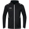 JAKO Challenge Trainingsjacke mit Kapuze Kinder schwarz/weiß 128