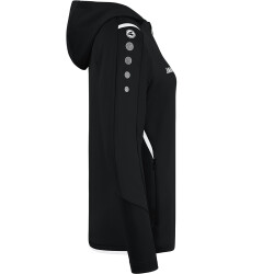 JAKO Challenge Trainingsjacke mit Kapuze Damen schwarz/weiß 44