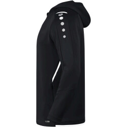 JAKO Challenge Trainingsjacke mit Kapuze schwarz/weiß M