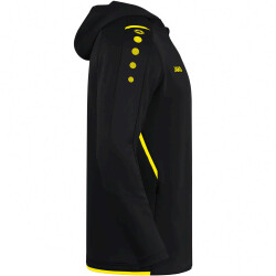 JAKO Challenge Trainingsjacke mit Kapuze Kinder schwarz/citro 128