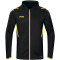 JAKO Challenge Trainingsjacke mit Kapuze Kinder schwarz/citro 128