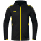 JAKO Challenge Trainingsjacke mit Kapuze schwarz/citro L