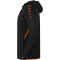JAKO Challenge Trainingsjacke mit Kapuze schwarz/neonorange 3XL