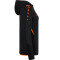 JAKO Challenge Trainingsjacke mit Kapuze Damen schwarz/neonorange 44