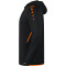 JAKO Challenge Trainingsjacke mit Kapuze schwarz/neonorange M