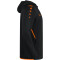 JAKO Challenge Trainingsjacke mit Kapuze schwarz/neonorange M