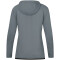 JAKO Challenge Trainingsjacke mit Kapuze Damen steingrau/schwarz 38