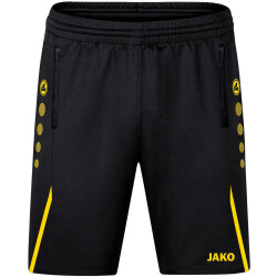 JAKO Challenge Trainingsshorts Kinder schwarz/citro 128