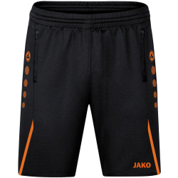 JAKO Challenge Trainingsshorts Kinder schwarz/neonorange 140