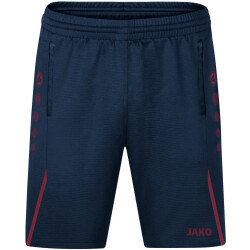 JAKO Challenge Trainingsshorts Kinder marine/maroon 128