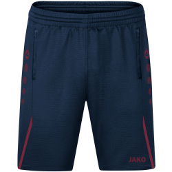 JAKO Challenge Trainingsshorts Kinder marine/maroon 140