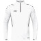 JAKO Challenge Sweatshirt mit 1/4-Reißverschluss Kinder weiß/anthra light 128