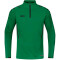 JAKO Challenge Sweatshirt mit 1/4-Reißverschluss sportgrün/schwarz XXL