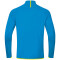 JAKO Challenge Sweatshirt mit 1/4-Reißverschluss Kinder JAKO blau/neongelb 128