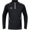 JAKO Challenge Sweatshirt mit 1/4-Reißverschluss schwarz/weiß XL