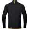JAKO Challenge Sweatshirt mit 1/4-Reißverschluss Kinder schwarz/citro 152