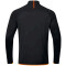 JAKO Challenge Sweatshirt mit 1/4-Reißverschluss schwarz/neonorange XL