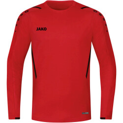 JAKO Challenge Sweatshirt Kinder rot/schwarz 116