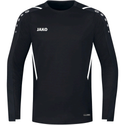 JAKO Challenge Sweatshirt Kinder schwarz/wei&szlig; 140
