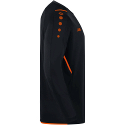 JAKO Challenge Sweatshirt schwarz/neonorange L